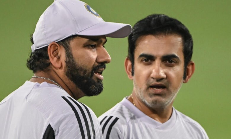 rohit sharma and gautam gambhir